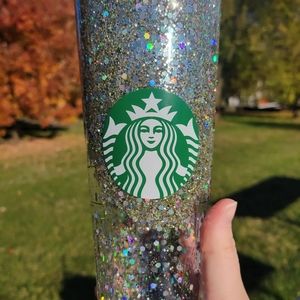 Snowglobe Starbucks Tumbler